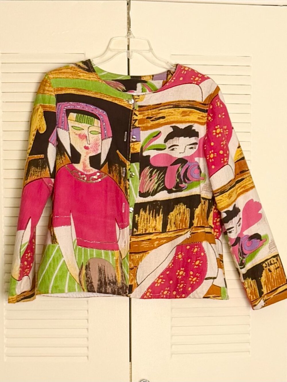 Vintage Brownstone Studio Lined Wearable-Art Jacket* - Picture 1 of 11